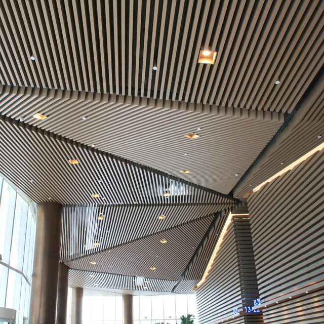 Interior Exterior Curtain Wall Aluminum Profile Cladding Wall Panel