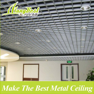 Aluminum Coffered Drop Down Grid Ceiling Tiles Covers From China