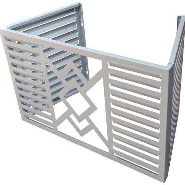 Prefabricated Perforated Aluminium Foldable Air-Conditioner Cover for External Decoration