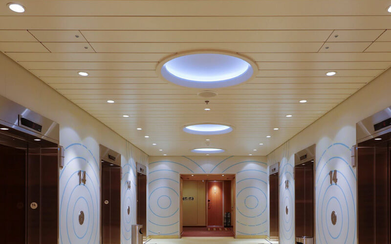 Aluminum Ceiling Is Suitable As The Main Material In Ceiling