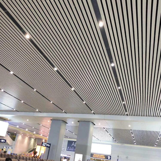 C-Shaped Aluminum Decorative Metal Linear Ceiling/strip ceiling
