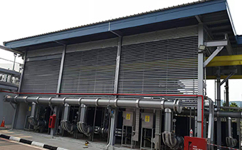 Aluminum Sun Louver for New Industrial Building Project In Singapore