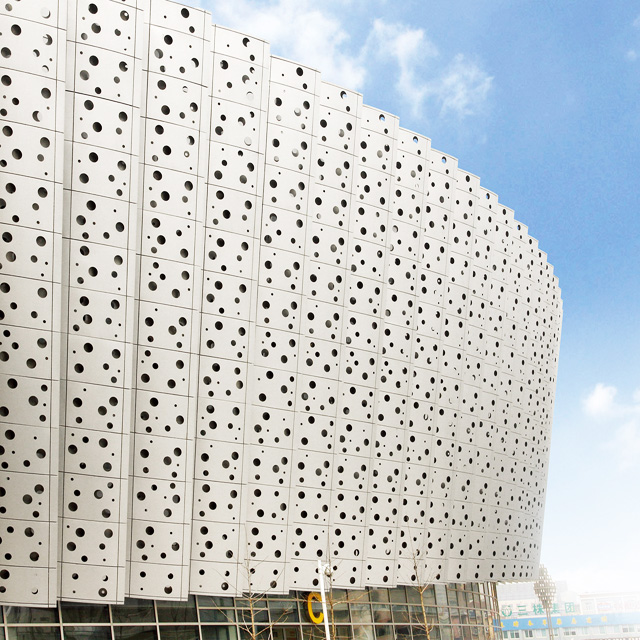 Architectural Aluminium Perforated Facade Panel for Buildings With CE SGS