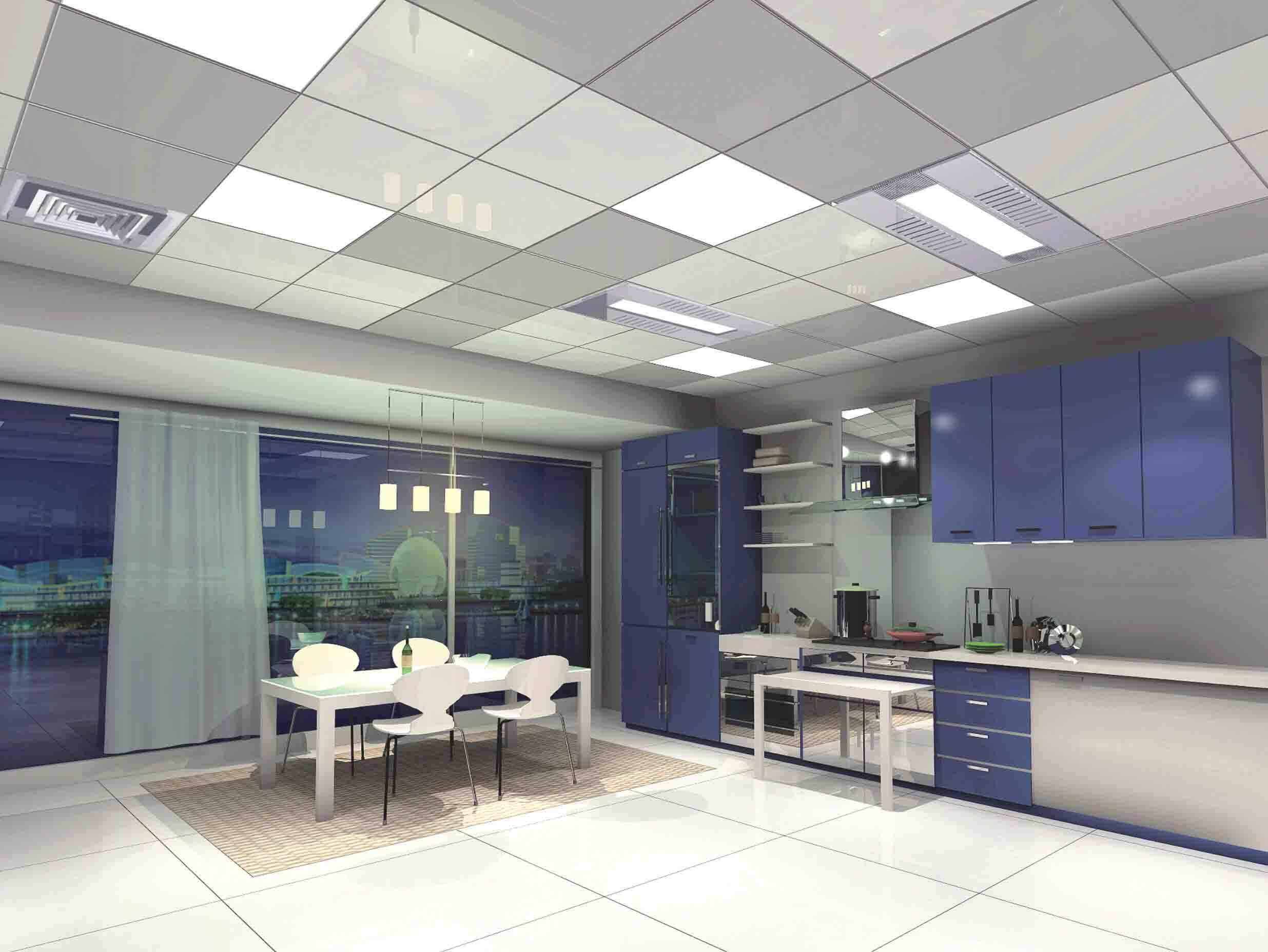 How about the interior ceiling decoration effect of aluminum clip in ceiling?