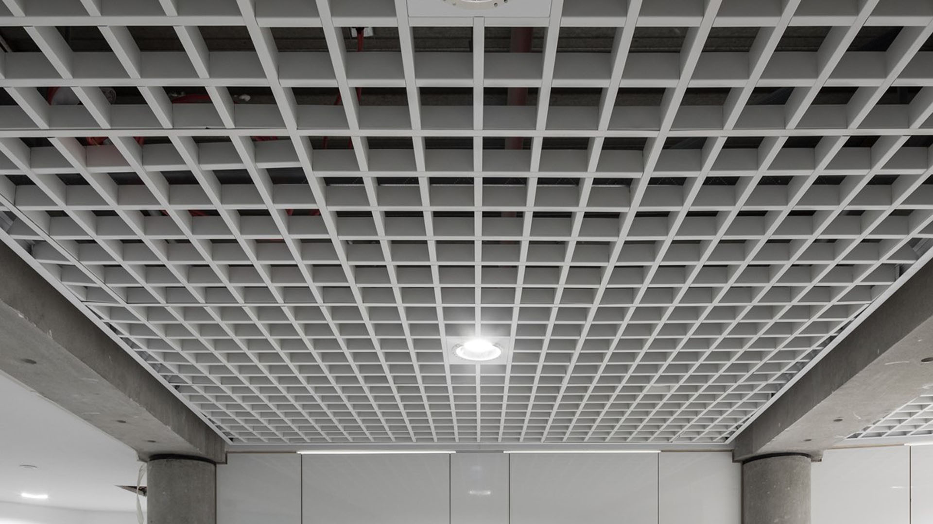 Canada Shopping mall Aluminum grid ceiling