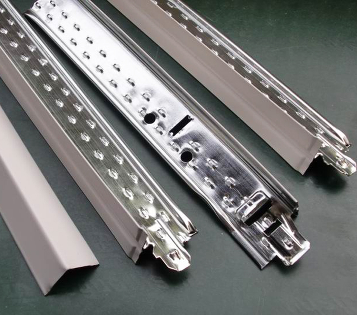 Hanging Aluminium Ceiling Grid T Bar Steel Manybest Building Material
