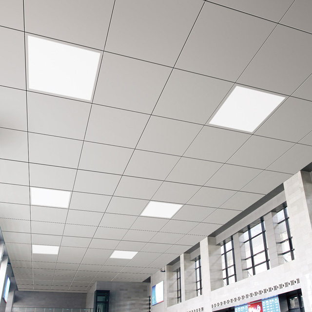 Clip in Fireproof Ceiling Tiles Perforated Ceiling Panel for Office